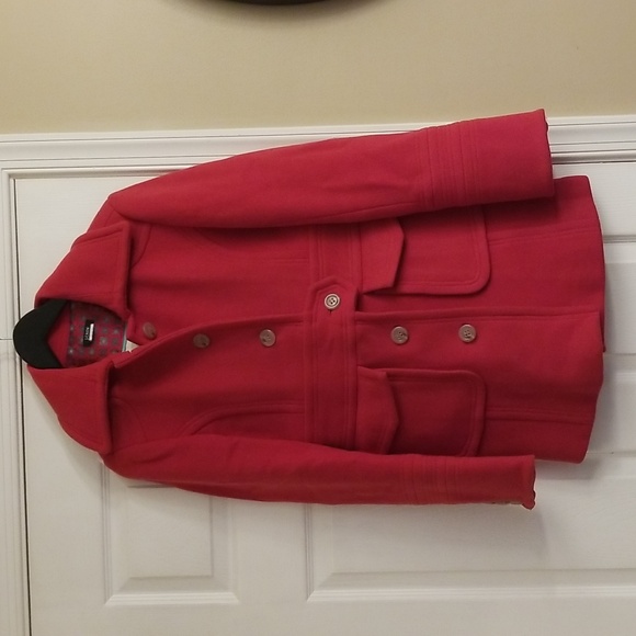 J. Crew Jackets & Blazers - J. Crew red wool peacoat. Size 6